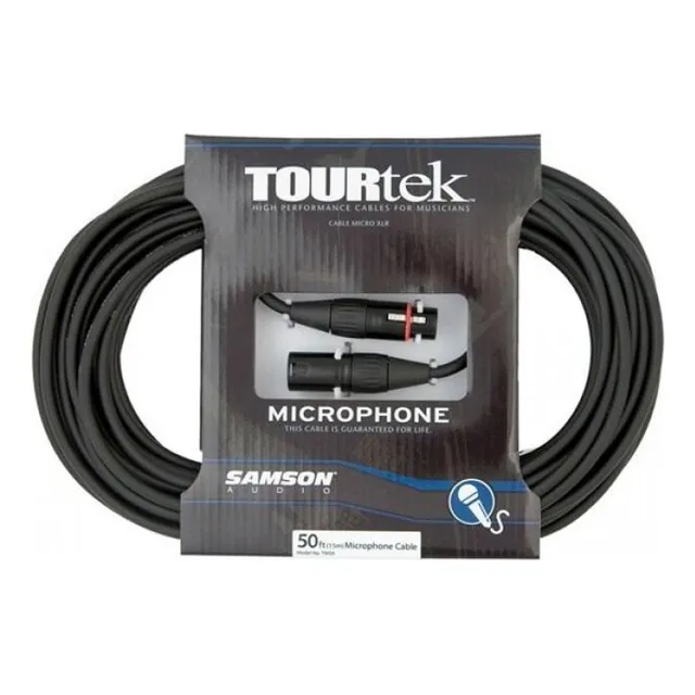 Cable De Micrófono Samson Tm50 15 Metros