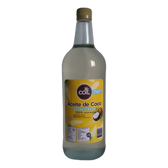 Aceite De Coco Extra Virgen Orgánico Natural Prensado Frío