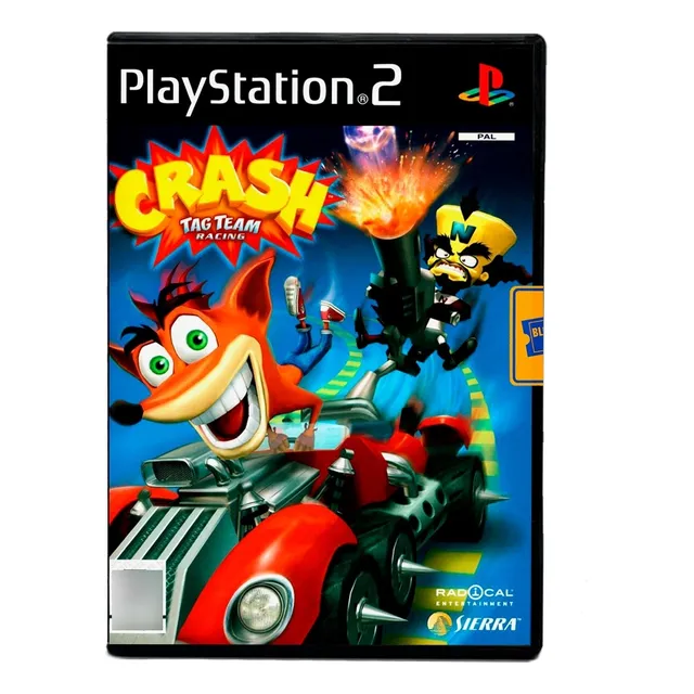 Juego Crash Bandicoot Tag Team Racing  Ps2 - Físico En Caja