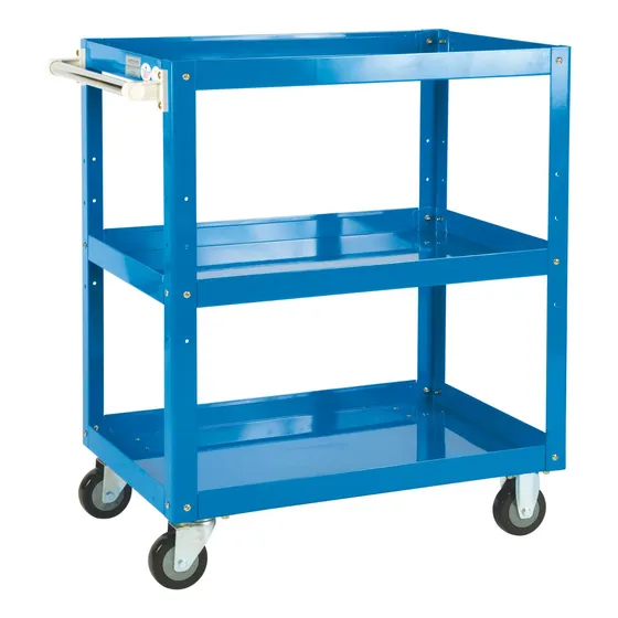 Carro Picking Grande De Acero 3 Bandejas 250kg Sumo / Jumbo