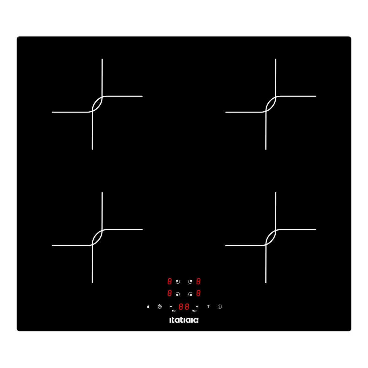 Cooktop de Indução Itatiaia Master 4Q 220V - Preto