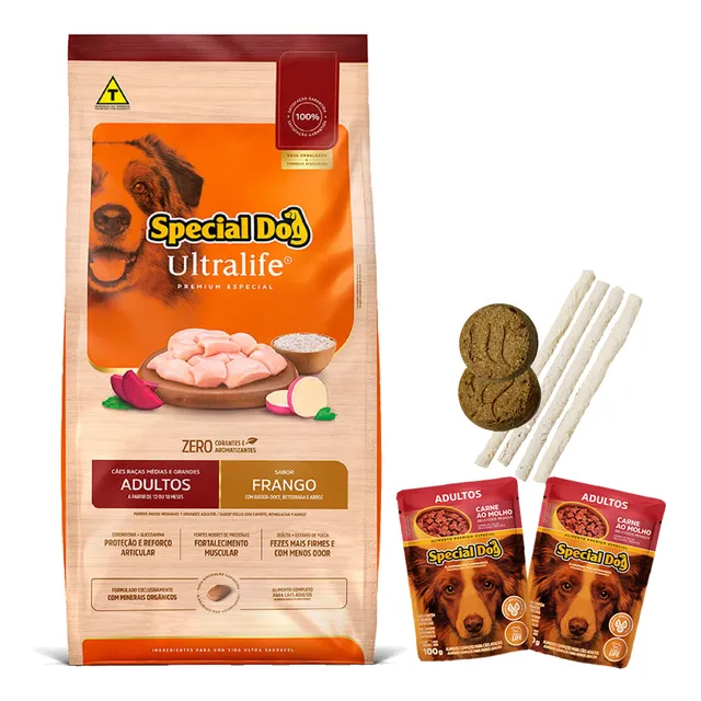 Comida Special Dog Ultralife Adulto Mediano Y Grande 15 Kg