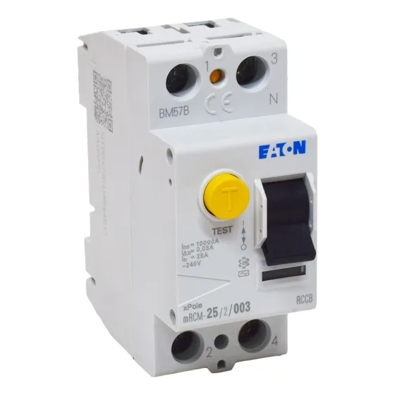 Disyuntor Diferencial Bipolar 25amp 30ma Eaton Moeller