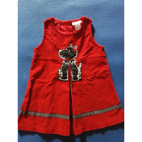 Vestido De Bebé Niña Color Rojo Nuevo.