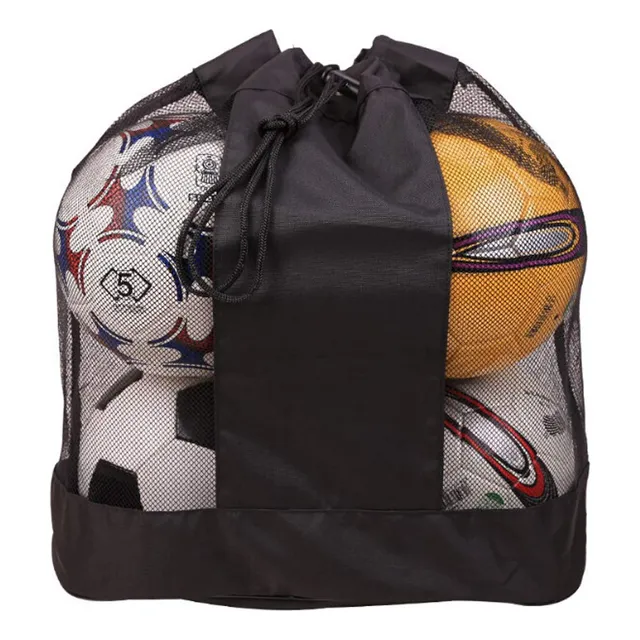 Bola Deporte Gran Capacidad Almacenamiento Malla Bolsa Rojo