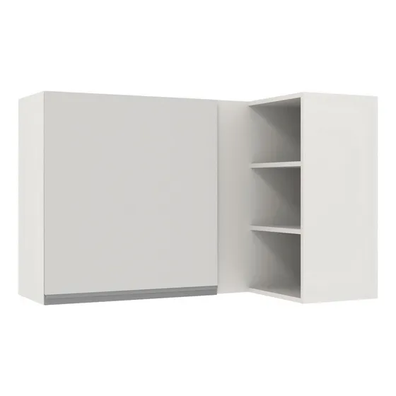 Alacena Gabinete Superior Esquina Cocina Madesa Glamy Bb 01 Color Blanco