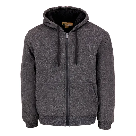 Sudadera Hoodie Hombre Borrega Con Capucha Negro Reimer