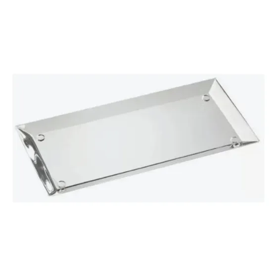 Bandeja De Acrílico Com Base Diamantada Lavabo Clean Luxo Transparente