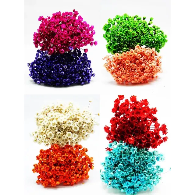 Diamantinas Flores Secas Pack X3 Ramos - Resina Velas Deco