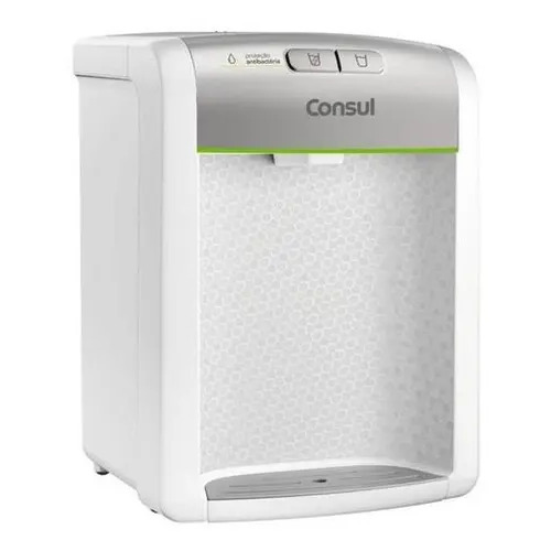 Purificador De Água Consul refrigerado Natural E Gelada com proteção antibactérias Bivolt Consul Branco - CPB34ASVNA Purificador De Água Consul refrigerado Natural E Gelada com proteção antibactérias Bivolt Consul Branco - CPB34ASVNA
