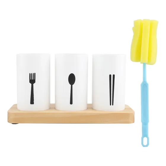 Soporte Para Palillos Con Base De Madera De Roble