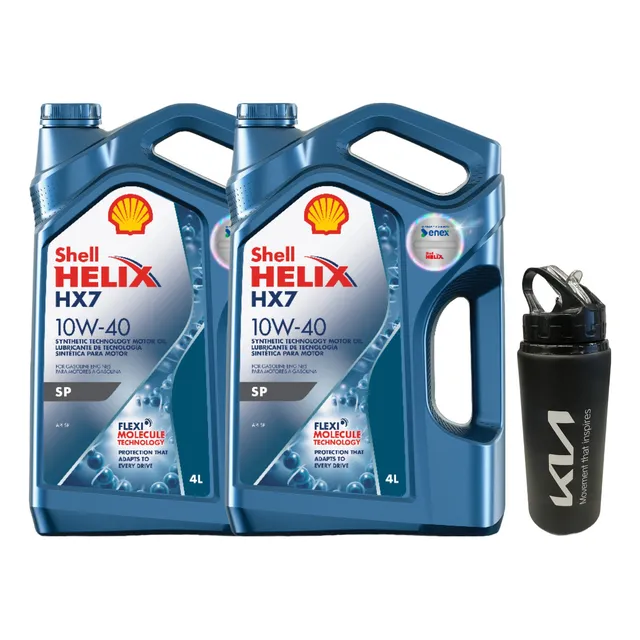 Shell Helix Hx7 Sp 10w-40 Aceite Motor Pack 8 Litros