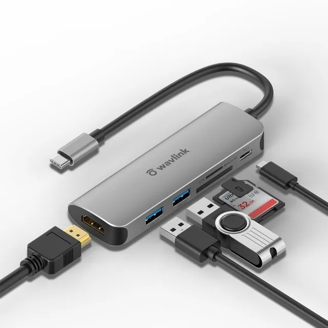 Estación De Acoplamiento Wavlink Tipo C Multifunción