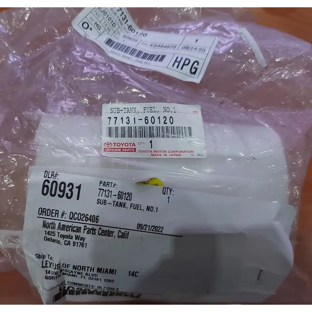 Sub Tanque 77131-60170 Land Cruisier 3urfe 2015-2024