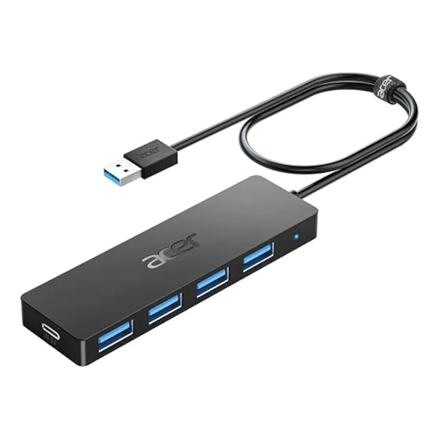 Acer - Hub Usb De 4 Puertos, Hub Múltiple Usb 3.0,
