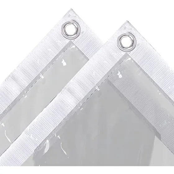Tarpaulin Transparente 4' X 6', Resistente Al Frío -5°f A 14