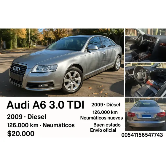 Audi A6 3.0 I Tipt Quattro 240cv