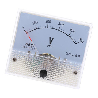 Voltímetro De Panel Analógico Dc 0-500 V Voltímetro De Panel Analógico Dc 0-500 V