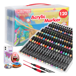 120 Colores Marcadores Acrílica Tinta A Base De Agua Ligutec Para Cómic Diseño Dibujo Escolar No Toxico Para Niños Adultos 120 Colores Marcadores Acrílica Tinta A Base De Agua Ligutec Para Cómic Diseño Dibujo Escolar No Toxico Para Niños Adultos