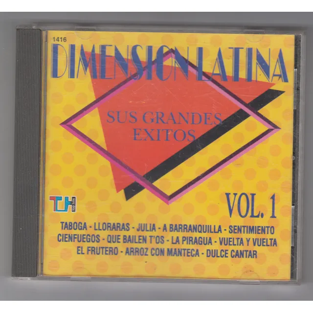 Dimension Latina Sus Grandes Exitos Vol.1 Cd. Qqh Mz. Pb