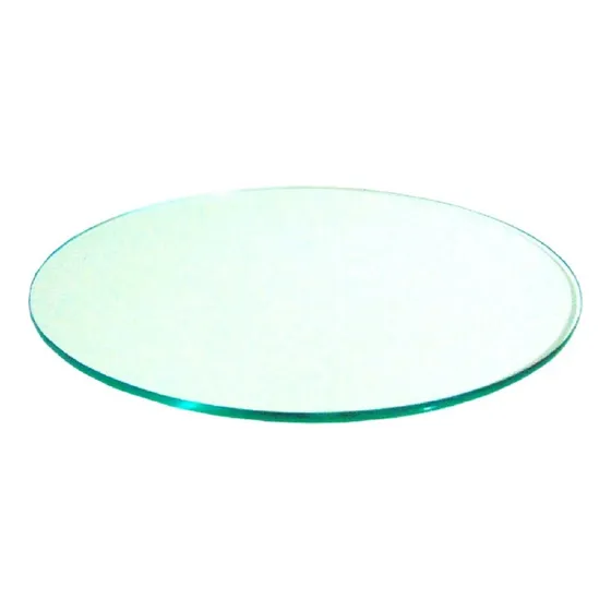 Tampo Para Mesa De Vidro Temperado Incolor 8mm 70cm