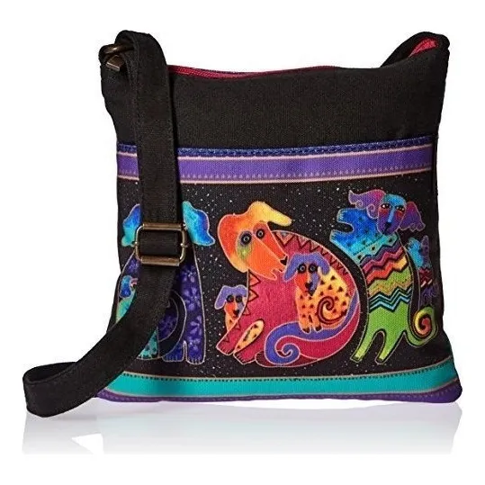 Laurel Burch Perros Y Perritos Crossbody
