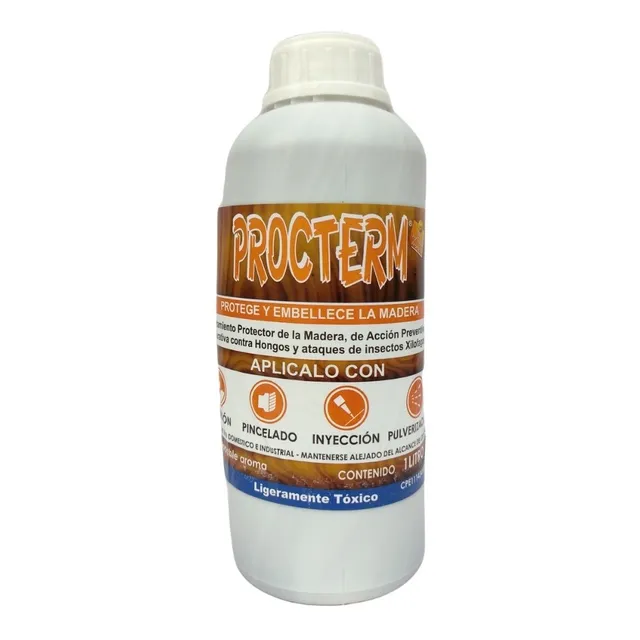 Veneno Procterm Preservante Para Madera 1 Litro