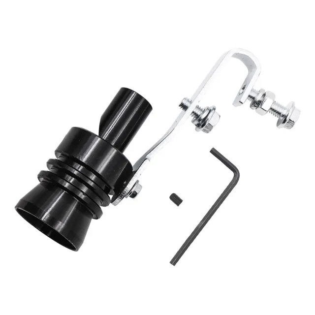 Turbo Sound Whistle Muffler Preto Tubo De Escape Simulador F
