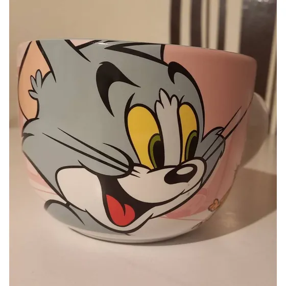 Taza Grande Tipo Sopera Tom Y Jerry - Parque Warner España