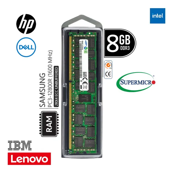 8gb Ddr3 1600mhz Dual Rank (x4) Ecc Rdimm Server Memory