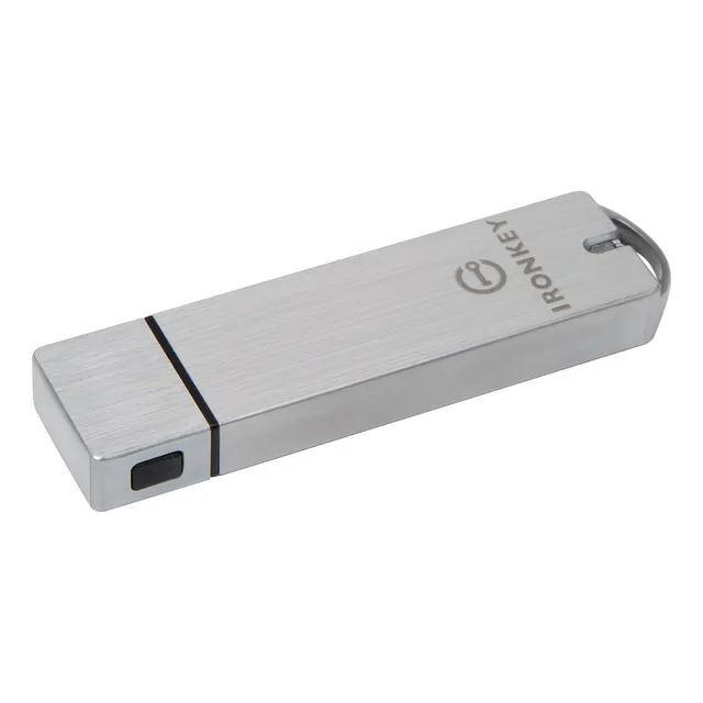 Memoria Usb-a Kingston Ironkey Basic S1000 4gb Aes Flip Color Gris Liso