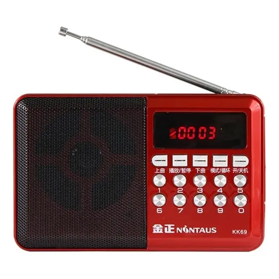 Radio Mini Cornetas Kk69bt Usb/tf