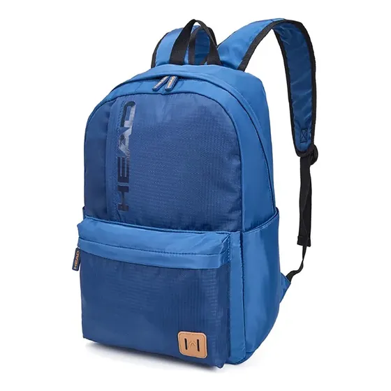 Mochila Head Urbana Reforzada Deportiva Notebook Color Azul Diseño de la tela Lisa
