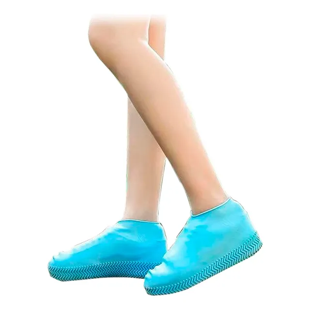 Zapatones Funda Silicona 100% Impermeable Zapato Lluvia Moto