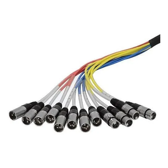 Conexion Xlr 8 Canal 50 Pie Largo Mando 4 Retorno Codigo