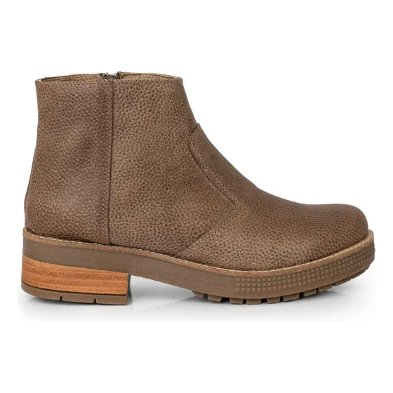 Bota Mujer Cuero Botineta Zapato Borcego Botita Briganti