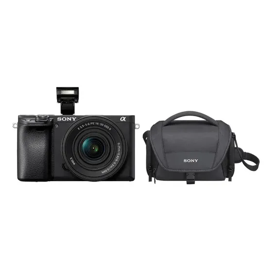 Sony Cámara Alpha Ilce-6400k + Maletín Lcs-u21 De Negro | Cuotas sin interés