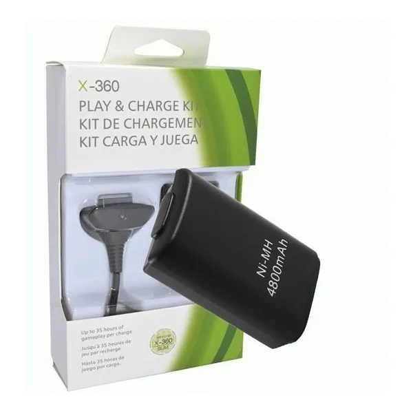 Batería Y Cargador Joysticks Xbox 360 Nuevo