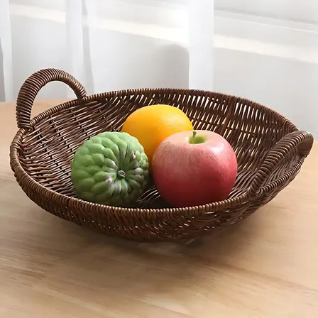 Fruteira Centro De Mesa Decorativa Rustica Para Servir Pães