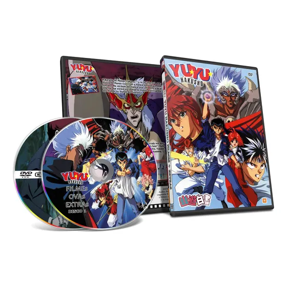 Box Dvd Yuyu Hakusho 2 Filmes + Extras + Cdz Alma De Ouro
