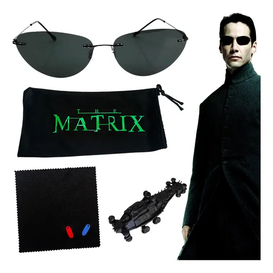 Lentes Pelicula Matrix Neo Morfeo Agente Smith Ciberpunk