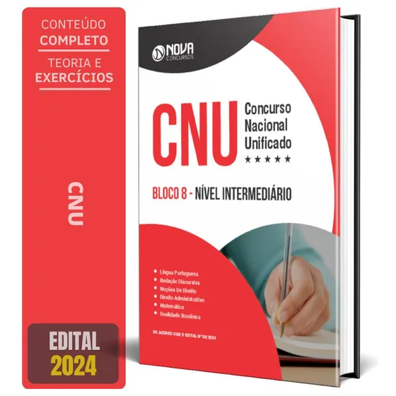 Apostila Concurso Cnu 2024 - Bloco 8 - Nível Intermediário
