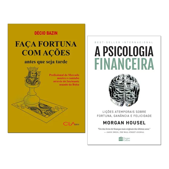 Kit Livro Faça Fortuna Com Ações + A Psicologia Financeira