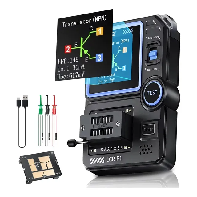 Probador De Transistores/condensadores Fnirsi Lcr-p1