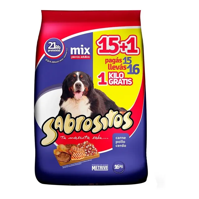 Sabrositos Mix Carne Pollo Y Cerdo 44 Kg Con Regalo