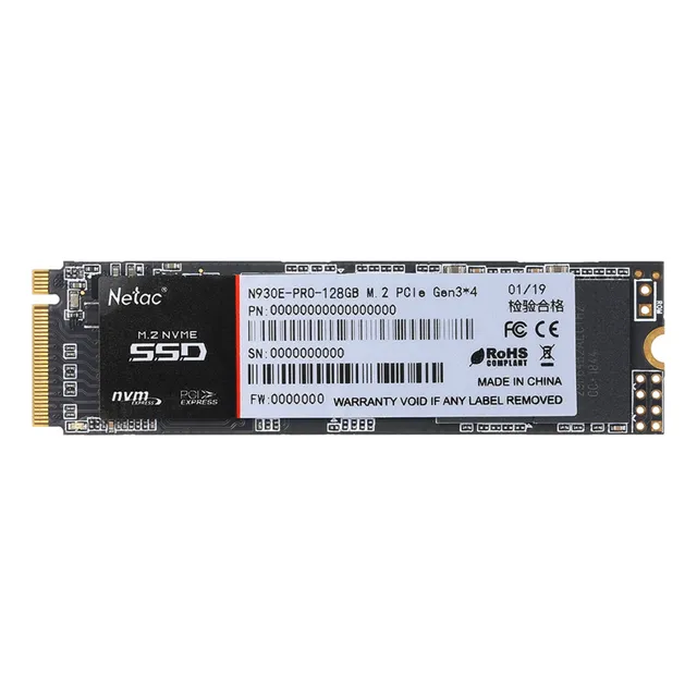 interno Netac N930E Pro 128GB negro