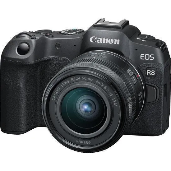 Câmera Digital Canon Eos R8 24.2mp 3.0 Lente Rf 24-50mm Is