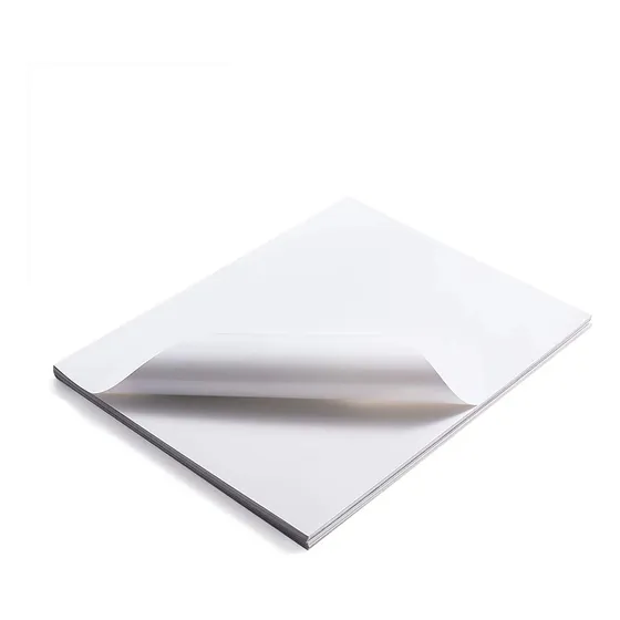 Vinil Adesivo A3 Branco Fosco P/ Jato Tinta - 20 Folhas