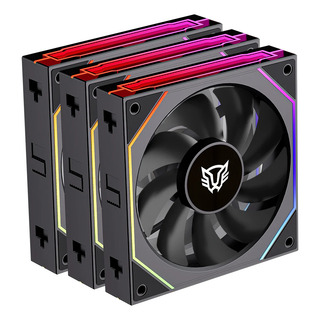 Kit De 3 Ventiladores Eolox Link Exl95 120mm Pwm 4pin + Argb Kit De 3 Ventiladores Eolox Link Exl95 120mm Pwm 4pin + Argb