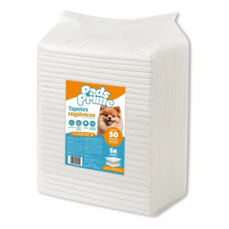 Tapete Higiênico Ultra Absorvente Pads Prime 60x50 50un